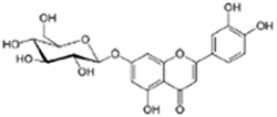 Luteolin 7-O-Glucoside Chemical Structure Graphic
